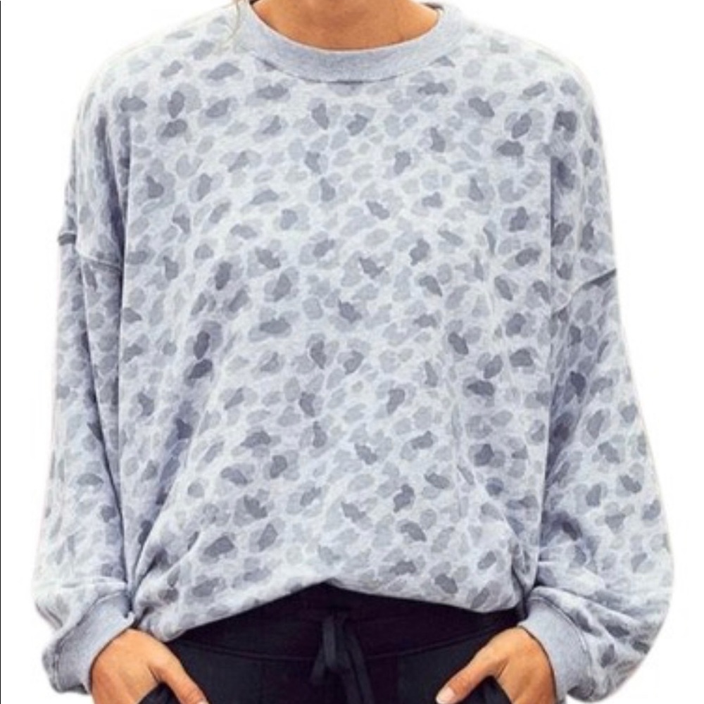 Aerie oversized animal print sweatshirt